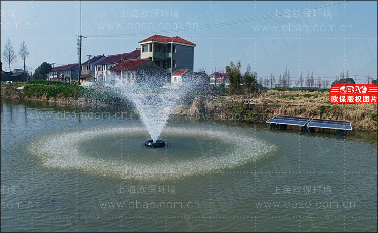 太阳能喷泉曝气机