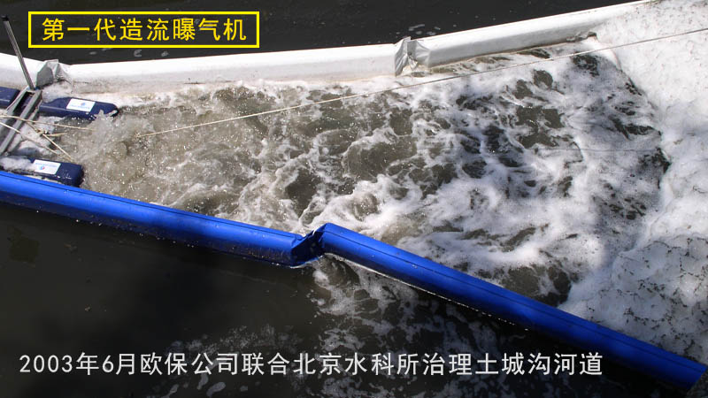 2003年6月欧保公司联合北京水科所治理土城沟河道